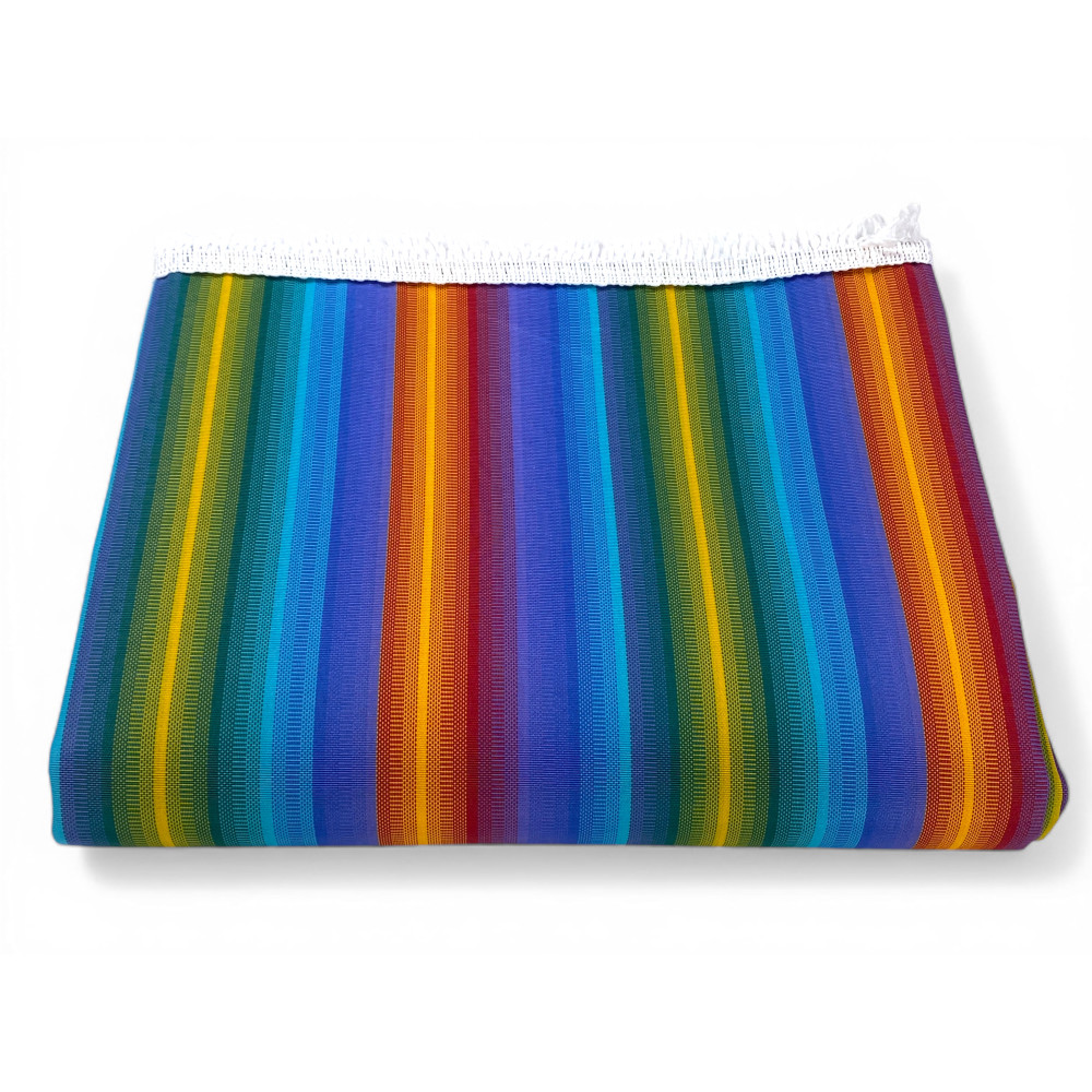 Vertigo Awning Tex Family Multicolor 100% Polyester Waterproof Water Repellent Yarn Dyed Eyelets Steel Fringe