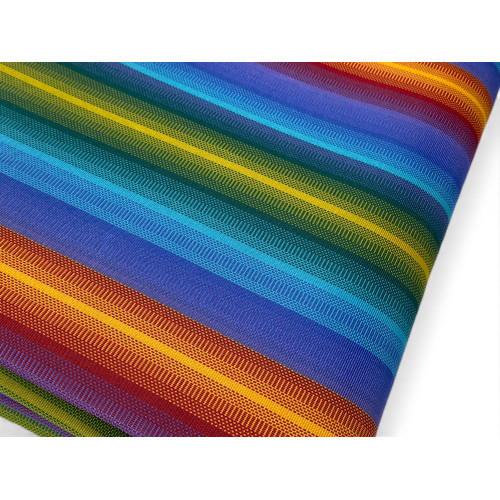 Auvent Vertigo Tex Family Fil multicolore 100 % polyester imperméable et résistant à l’eau, œillets teints en acier, frange en a