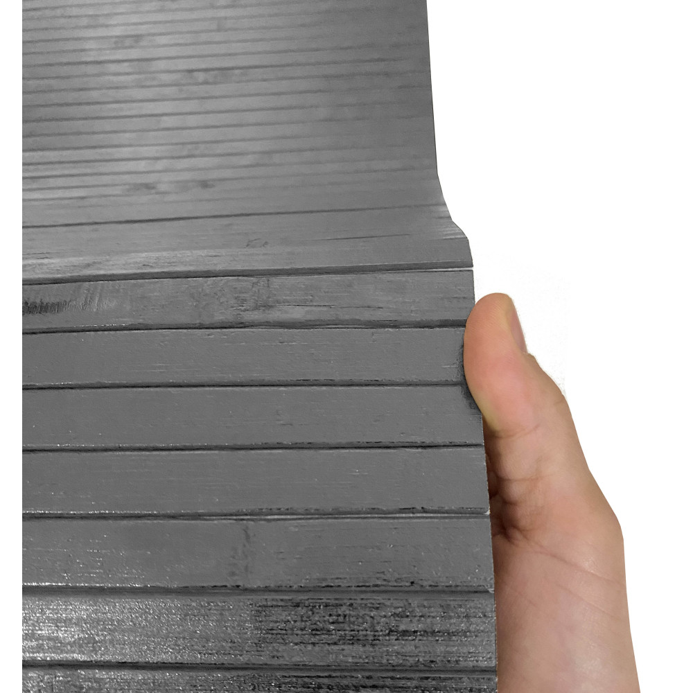 WOODEN KITCHEN RUG bamboo WOODY color Dark Gray