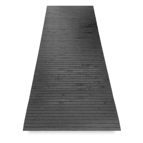 ALFOMBRA DE COCINA DE MADERA bambú COLOR madera Gris oscuro
