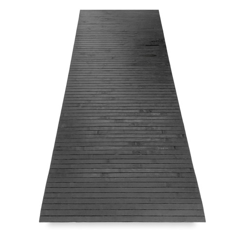 ALFOMBRA DE COCINA DE MADERA bambú COLOR madera Gris oscuro
