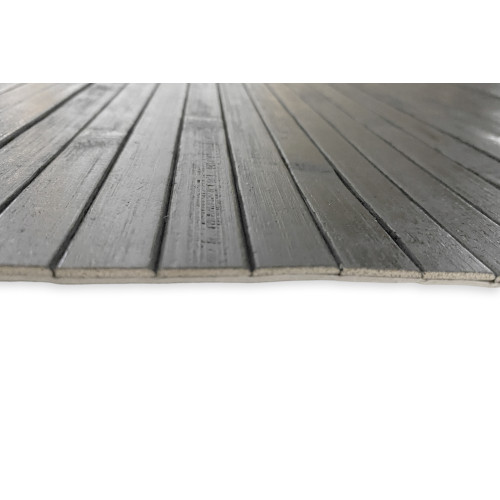 TAPIS DE CUISINE EN BOIS bambou Couleur boisée Gris foncé