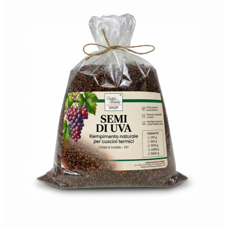 Graines de raisin en vrac pour oreillers chauffants - Garniture naturelle pour les thérapies chaudes et froides, écologique et s