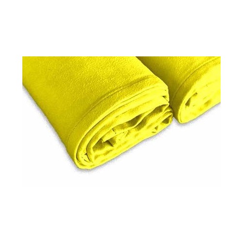ENSEMBLE DE SERVIETTES MICROFIBRE JAUNE 1+1 VISAGE ET INVITÉ