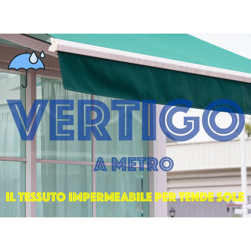 Vertigo Tissu Auvent 100 % Imperméable – Polyester H 150 cm, Vendu au Mètre – Idéal pour l’extérieur, Gazebos, Vérandas
