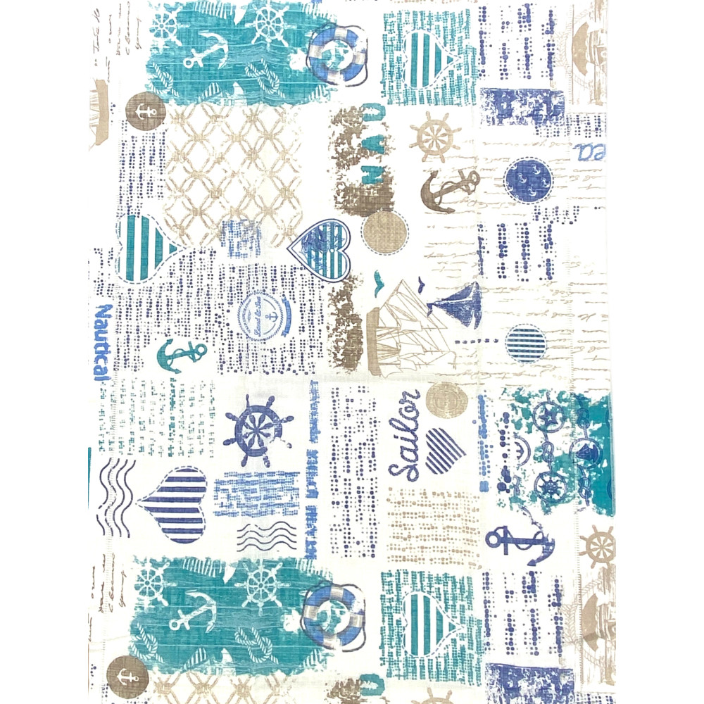 Un par de cortinas de cristal azul bahía semitransparentes en Bouclè con túnel para varilla – 2 láminas Made in Italy