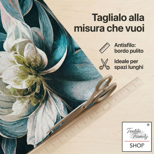 Patinador antideslizante de alfombra de cocina Gigli 50 cm, lavable y cortable, fondo de PVC, 100% poliéster, fabricado en Itali