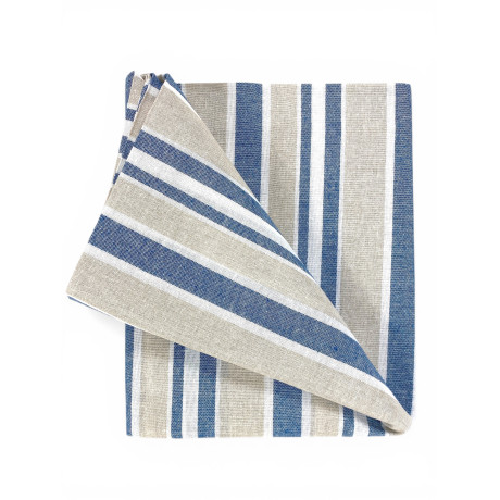 FURNISHING TOWEL Copritutto GRAN FOULARD Bedspread SOFA COVER Fabric DORY RIGA BLU