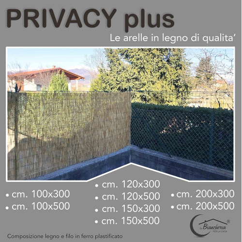 Arelle Privacy Plus – Arella Privacy Screen in Natural Bamboo Reeds, Balcony and Fencing Reed