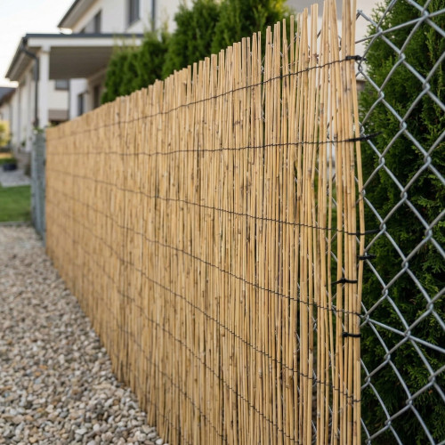 Arelle Privacy Plus – Arella Privacy Screen in Natural Bamboo Reeds, Balcony and Fencing Reed