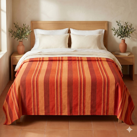 Telo Copritutto Kiara Jacquard 100% Cotone Bordeaux Made in Italy, Gran Foulard Telo Arredo, Copridivano/Copriletto