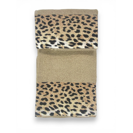 copy of TOWEL SET 1+1 FACE & Guest ZEBRA white BLACK