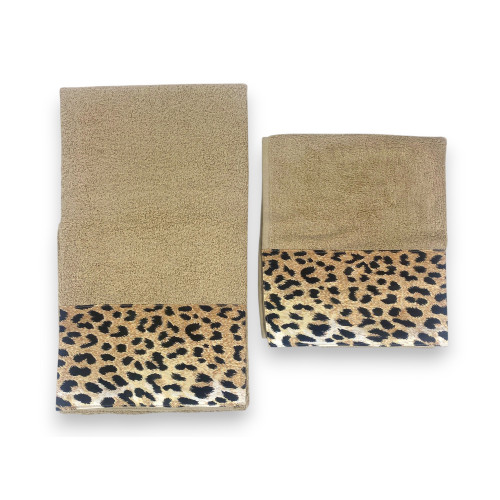 copy of TOWEL SET 1+1 FACE & Guest ZEBRA white BLACK