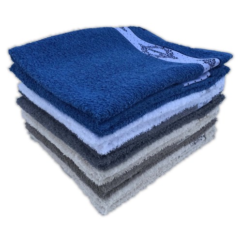 BONHEUR TERRY TOWEL SET WHITE 1+1 FACE AND GUEST