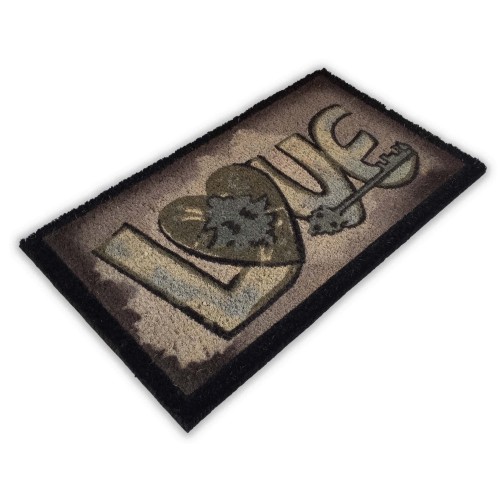 CARPET DOORMAT LOVE KEY LOVE