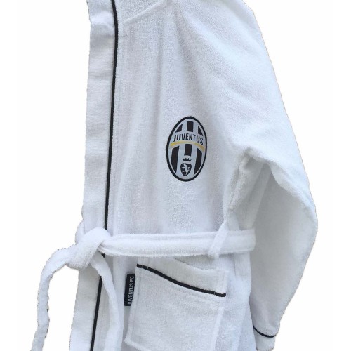 ORIGINAL JUVE JUVENTUS BABY BOY BATHROBE IN MICROSPONGE