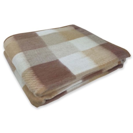 DECKE in WINTER TYROL Wollmischung Made in Italy