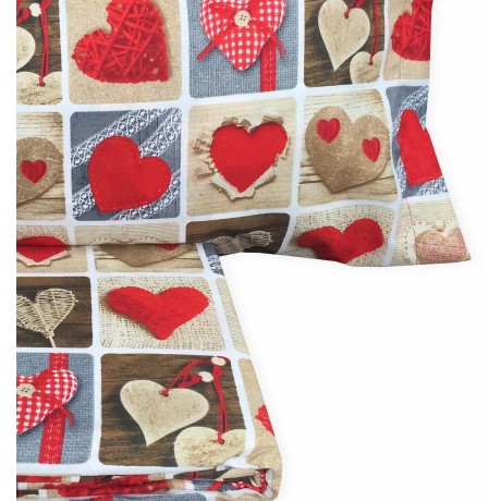 EL CHARRO RED HEART DUVET...
