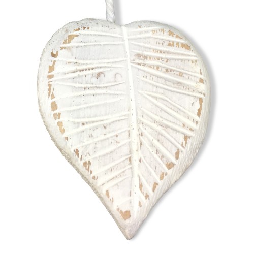 CALAMITA  FERMA TENDA IN LEGNO CALAMITE PER TENDE LEGATENDE  FOGLIA BIANCO