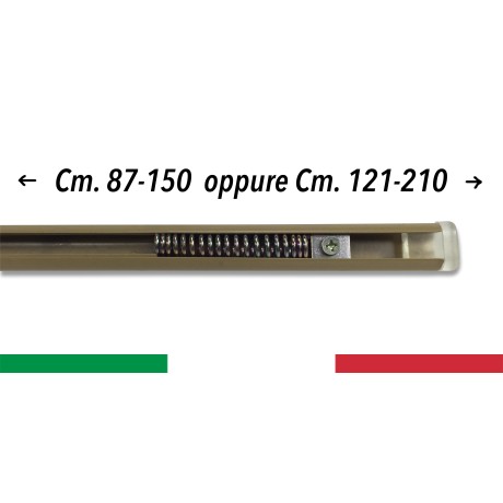 Pressure adjustable curtain rod