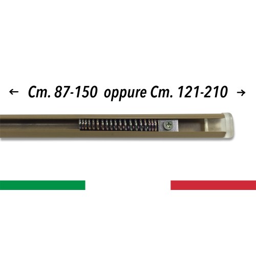 EINSTELLBARE DRUCKFEDER FIXXY© GARDINENSTANGE FÜR ALLE ARTEN VON ZELTEN