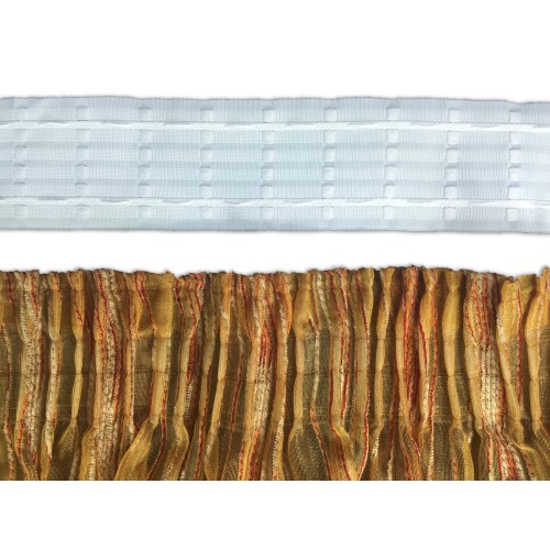 TAPE FOR CURTAIN RILOGA CURLING CURTAINS MOD. CIGARETTE PER METER