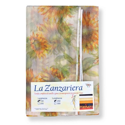 SUNFLOWER OUTDOOR MOSKITONETZ VORHANG cm.150X250
