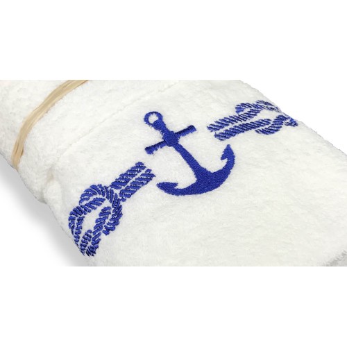 JUEGO DE TOALLAS DE RIZO MAR MAR STILL BLUE