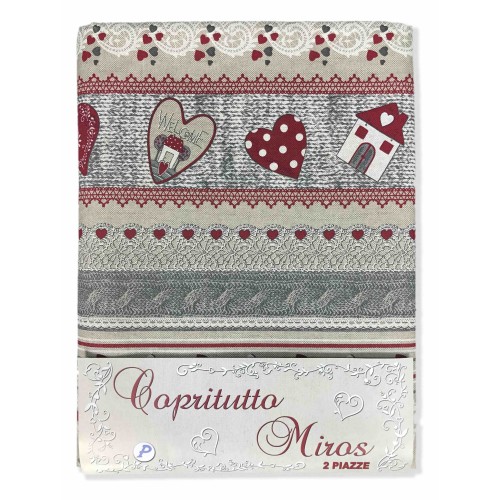 TOALLA DECORATIVA Copritutto GRAN BUFANDA Colcha FUNDA DE SOFÁ Tela MIROS WELCOME RED