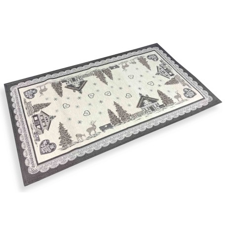 TYROLEAN MOUNTAIN RUG VALBADIA BROWN