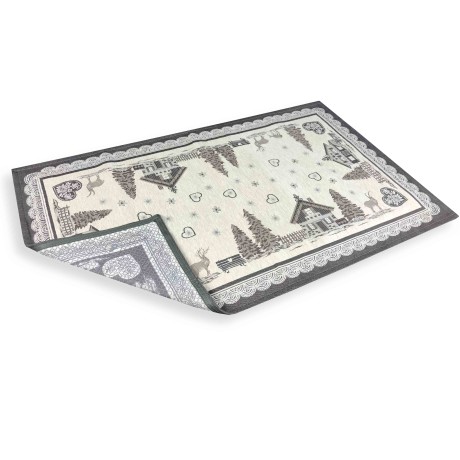 TYROLEAN MOUNTAIN RUG VALBADIA BROWN