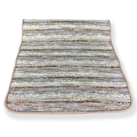 NON-SLIP RUBBERIZED KITCHEN RUG MAREMOSSO BROWN
