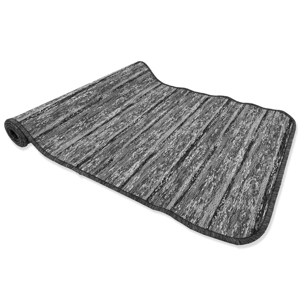 TAPPETO CUCINA gommato ANTISCIVOLO STRIPE GRIGIO