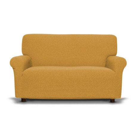 New York Stretch Sofa Bezug Gold Ocker Farbe