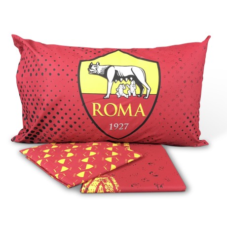 ROMA CALCIO DUVET COVER 1 SQUARE SINGLE ORIGINAL A.S. ROMA