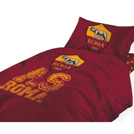 FUNDA NÓRDICA DE CALCIO ROMA 1 CUADRADO SIMPLE A.S. ROMA ORIGINAL