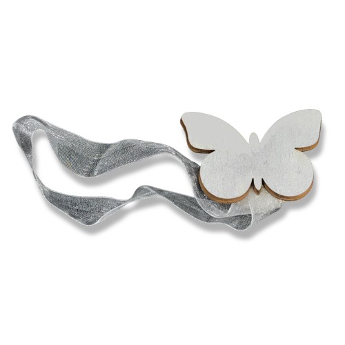 MAGNET tope de cortina BUTTERFLY SILVER GREY IMANES PARA CORTINAS TOPES DE CORTINA