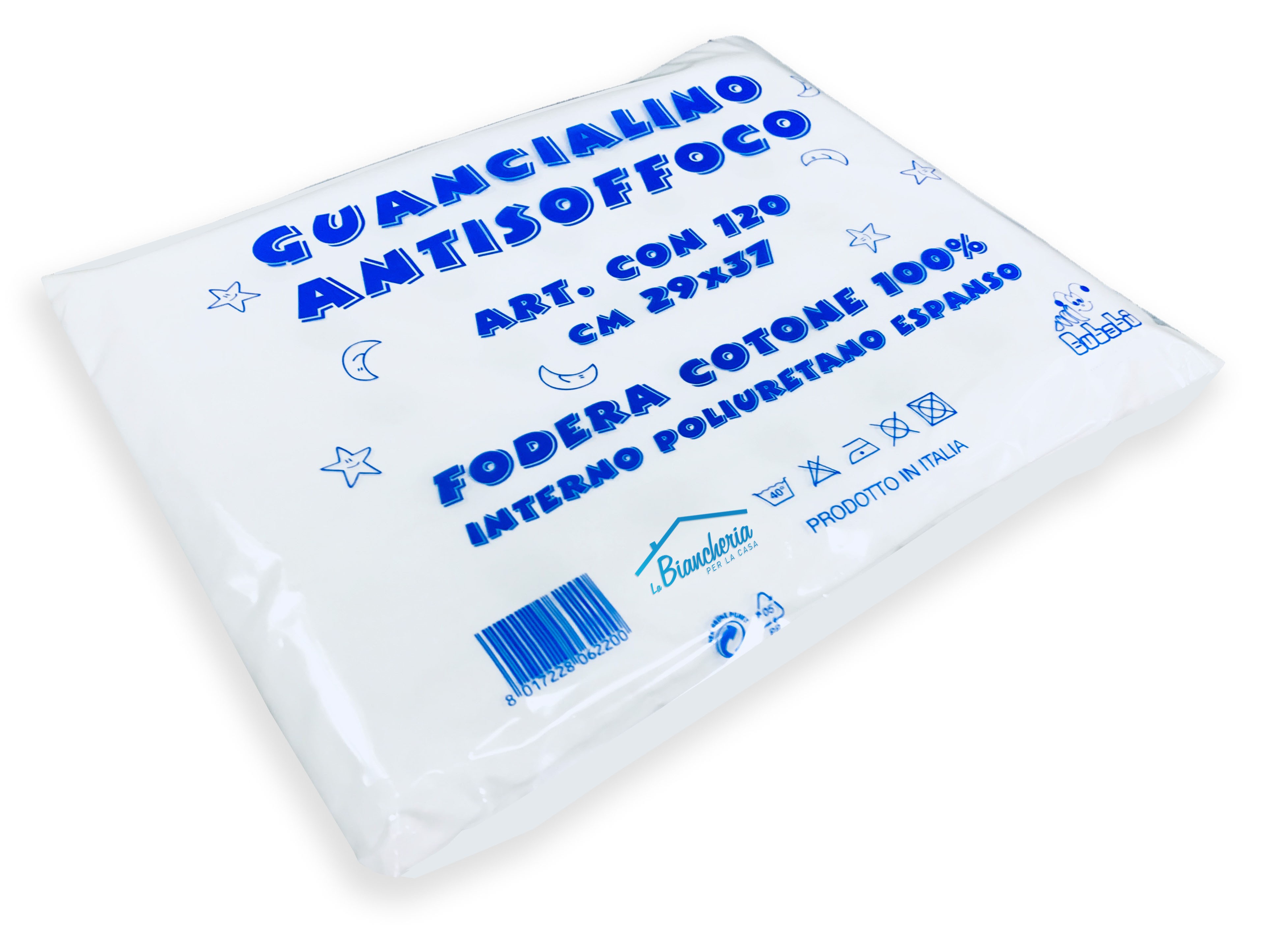 Cuscino Antisoffoco Baby FOREXPILLOVE - 35x55x5 Cm, Cotone, Made In Italy - Foto 10