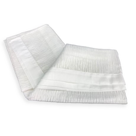 PAR DE CORTINAS DE CRISTAL MODERNAS 45 o 70 o 90 de ancho OSCAR BLANCO