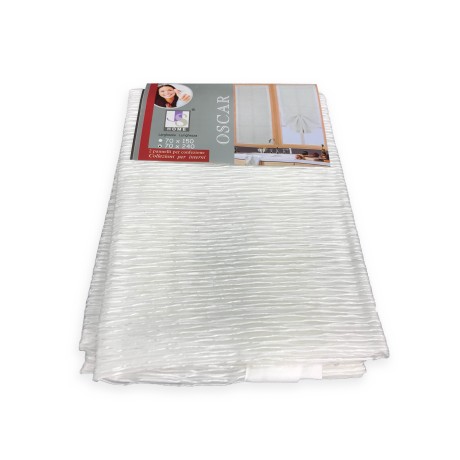 PAR DE CORTINAS DE CRISTAL MODERNAS 45 o 70 o 90 de ancho OSCAR BLANCO