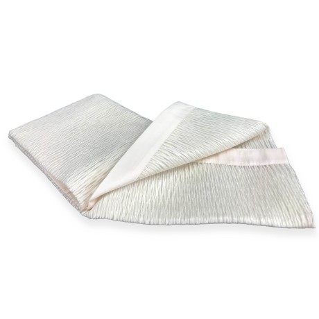 PAR DE CORTINAS DE CRISTAL MODERNAS 45 o 70 o 90 de ancho OSCAR BEIGE