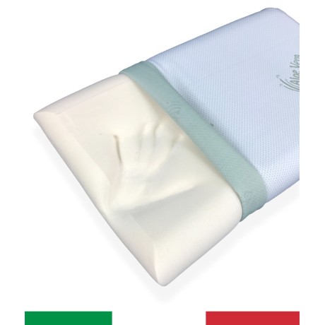 L'OREILLER OREILLER EN MOUSSE À MÉMOIRE DE DOUBLURE À BASE D'ALOE VERA