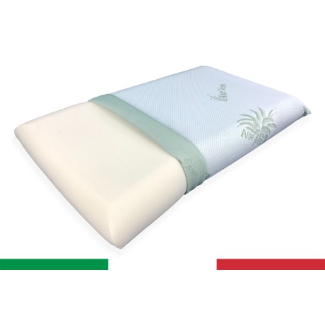 L'OREILLER OREILLER EN MOUSSE À MÉMOIRE DE DOUBLURE À BASE D'ALOE VERA