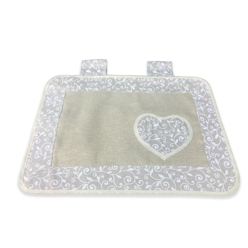 OVEN COVER OVEN COVER IN WHITE ARABESQUE FABRIC