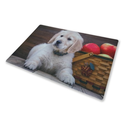 ALFOMBRA FELPUDO DIGITAL CM.40X60 PERRO CACHORRO LABRADOR