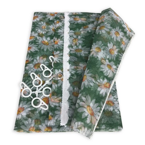 MARQUISETTE OUTDOOR MOSQUITO NET TENT WITH DAISIES IN 4 DIFFERENT SIZES