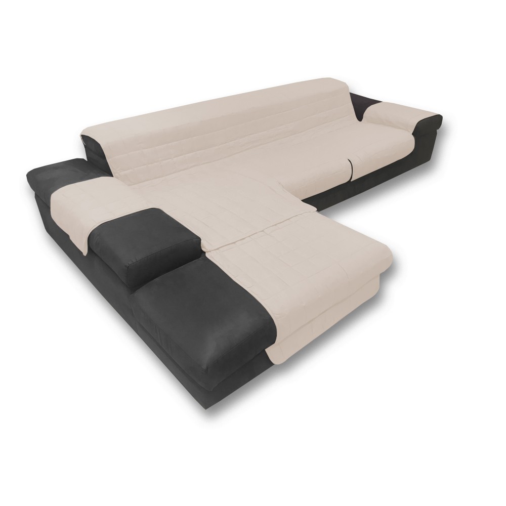 SOFABEZUG ITALIA IL SALVADIVANO MIT GESTEPPTER HALBINSEL CREMEBEIGE SOFABEZUG ITALIA IL SALVADIVANO MIT GESTEPPTER HALBINSEL CREMEBEIGE