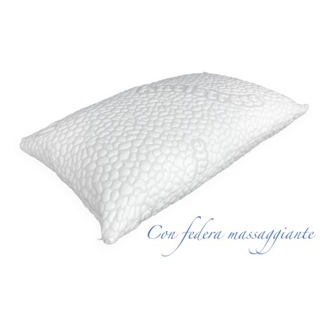 OREILLER EN DUVET D'OIE ISSIMO DAUNEX AVEC COUVERCLE TEXFAMILY MASSAGE