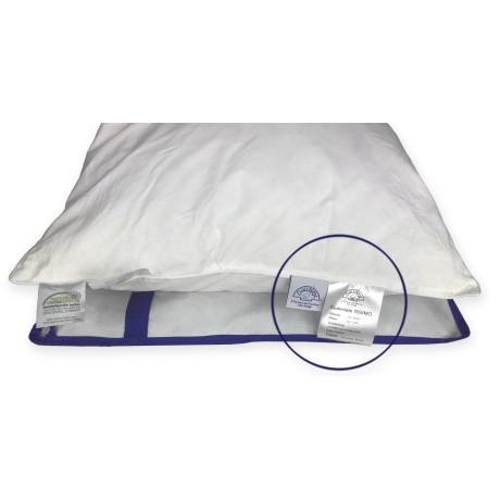 DAUNEX GOOSE ISSIMO FEATHER ALMOHADA DE PLUMAS CON FUNDA DE ALMOHADA DE MASAJE TEXFAMILY
