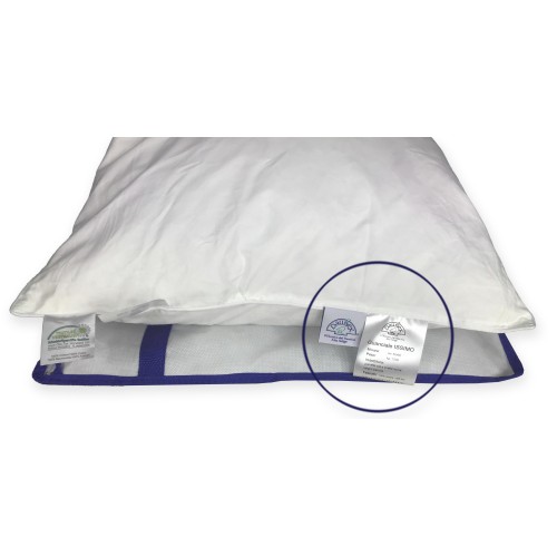 DAUNEX GOOSE ISSIMO FEATHER ALMOHADA DE PLUMAS CON FUNDA DE ALMOHADA DE MASAJE TEXFAMILY